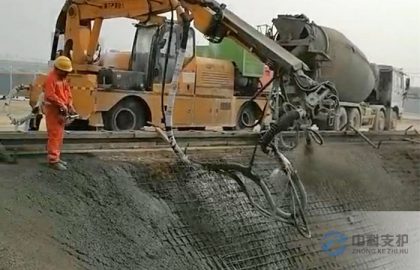 混凝土湿喷机械手基坑喷射混凝土支护施工视频